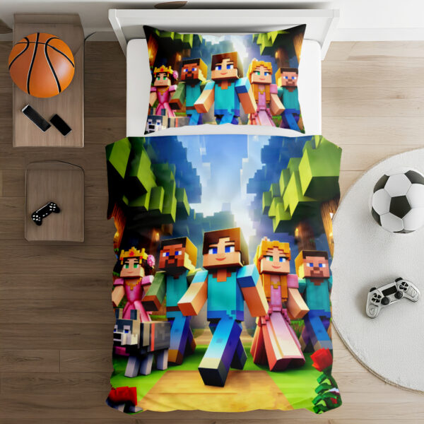 Pościel dla fana gry Minecraft